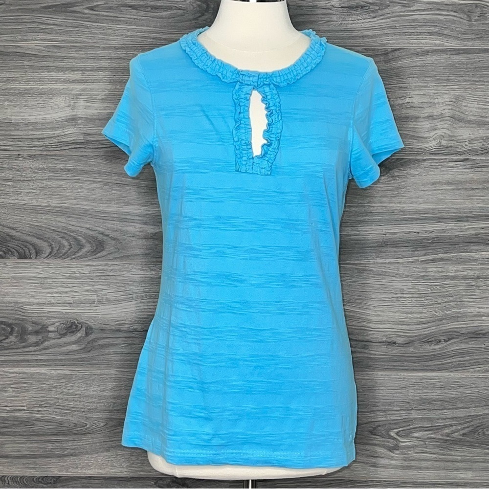 Vineyard Vine Short Sleeve Blouse Size Medium